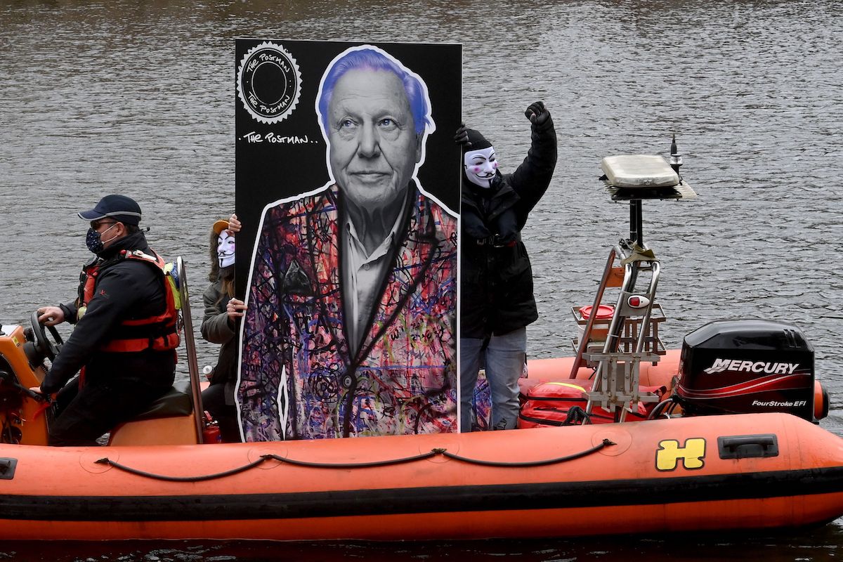 York Rescue Boat Stunt - Apr 2021