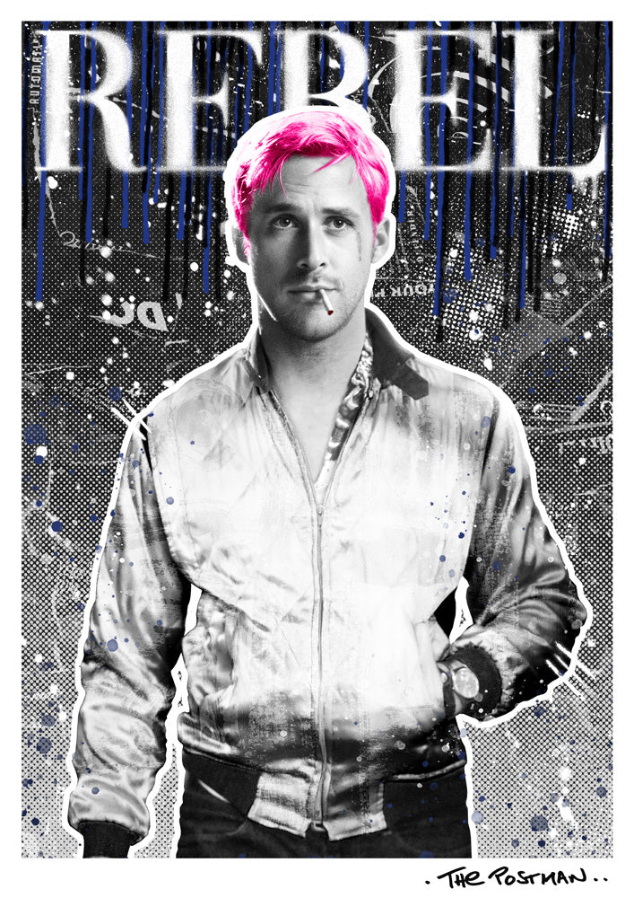Ryan Gosling Art Print THE POSTMAN
