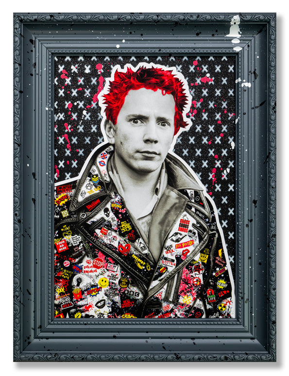 Johnny Rotten Artwork by THE POSTMAN
