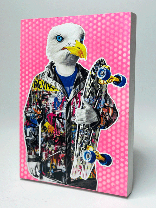 Steven Seagull (XS) X-Small Original 2025 - Original pop art