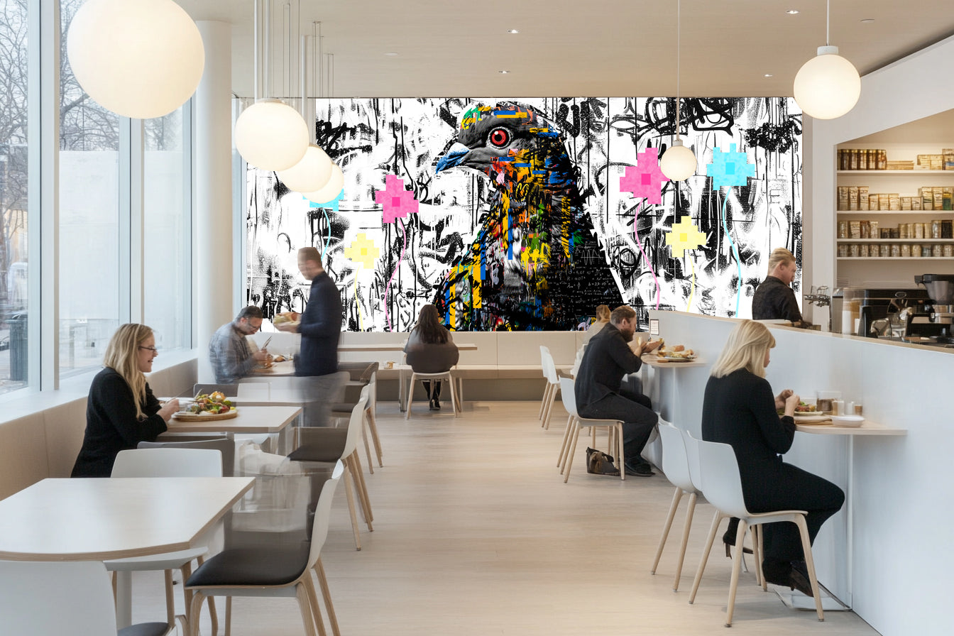 Rewilding Mural by The Postman Art 2024