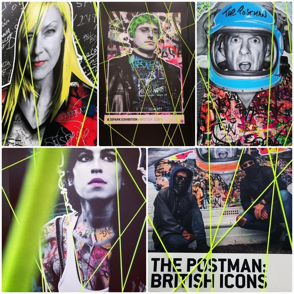 Box Park Shoreditch - British Icons Installation - London - Nov 2019