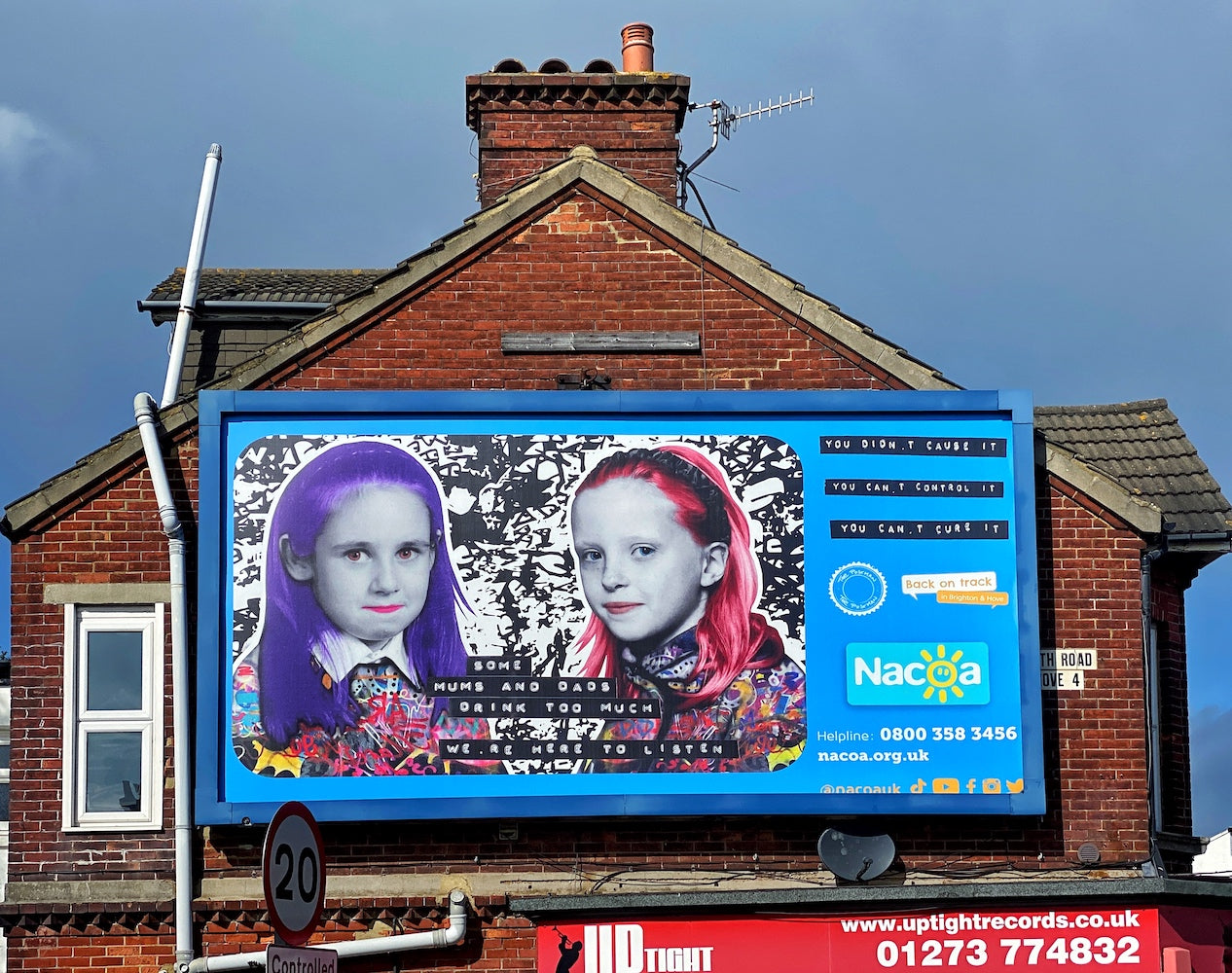 NACOA - HereToListen Campaign - Brighton 2021