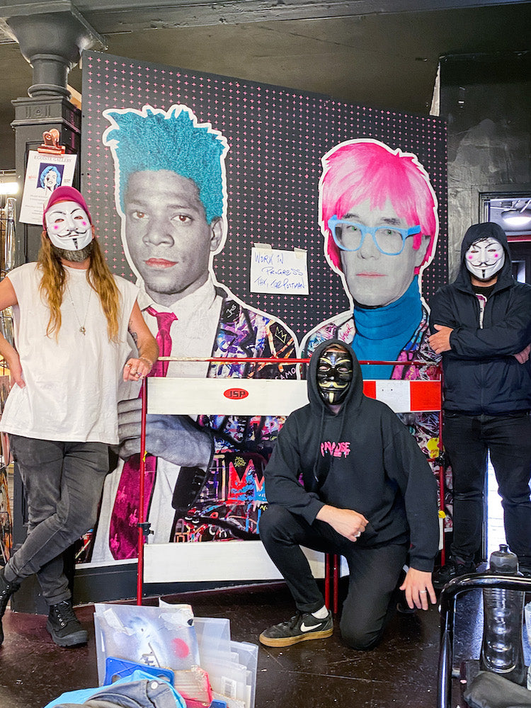 Mural at Egoiste Gallery, Affleck's Palace, Manchester - Aug 2021