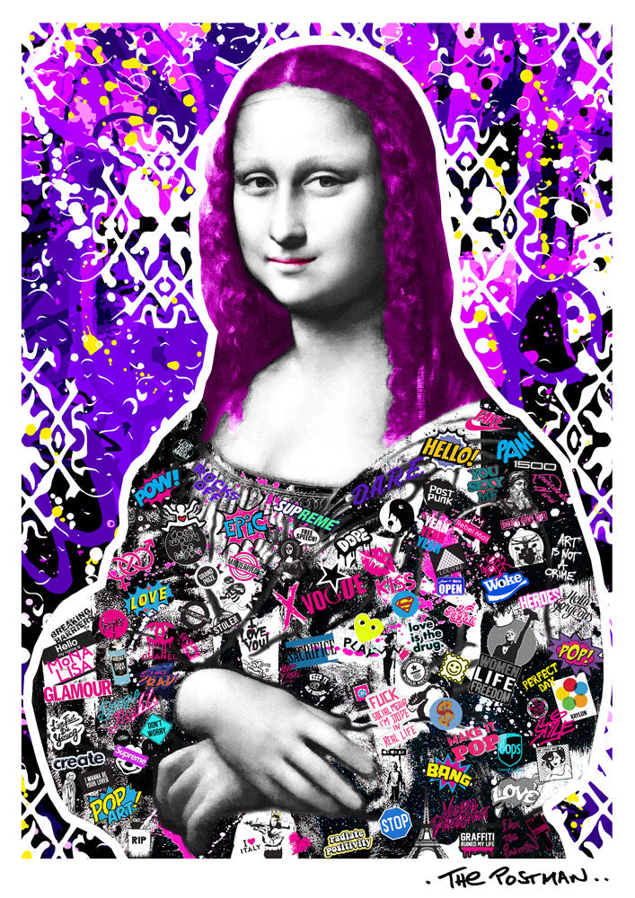 Mona Lisa Show Print The Postman