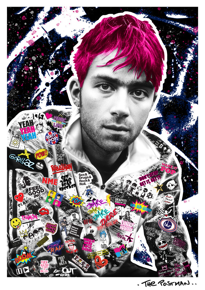 Damon Albarn Show Print The Postman