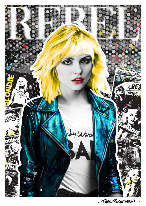 Debbie Harry Rebel (Print) - by THE POSTMAN | Giclee print in Urban ...