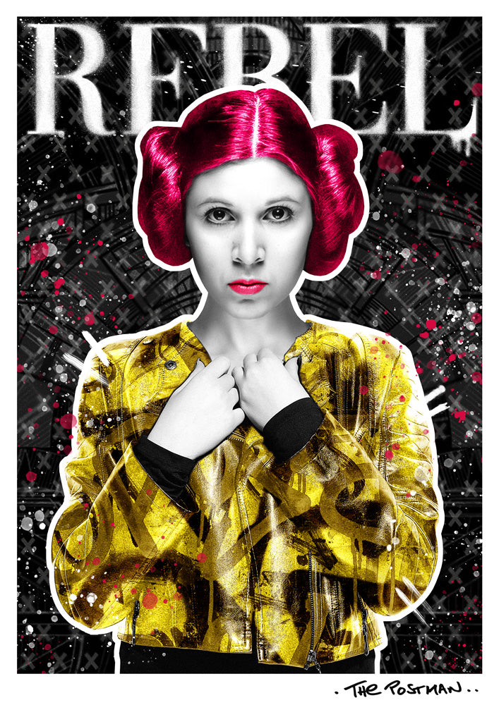 Princess Leia Rebel Print THE POSTMAN