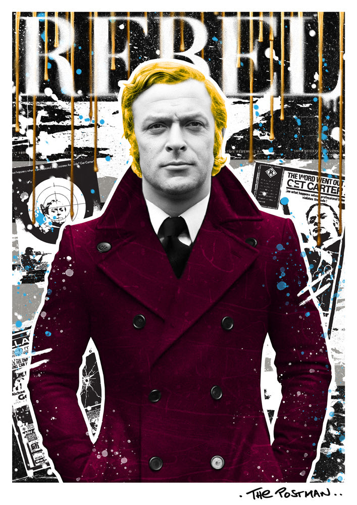 Michael Caine Art by The Postman