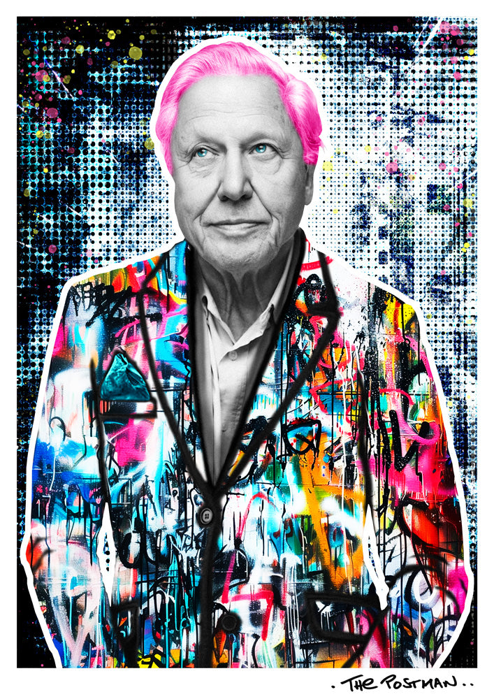 Attenborough Print 2025 by The Postman