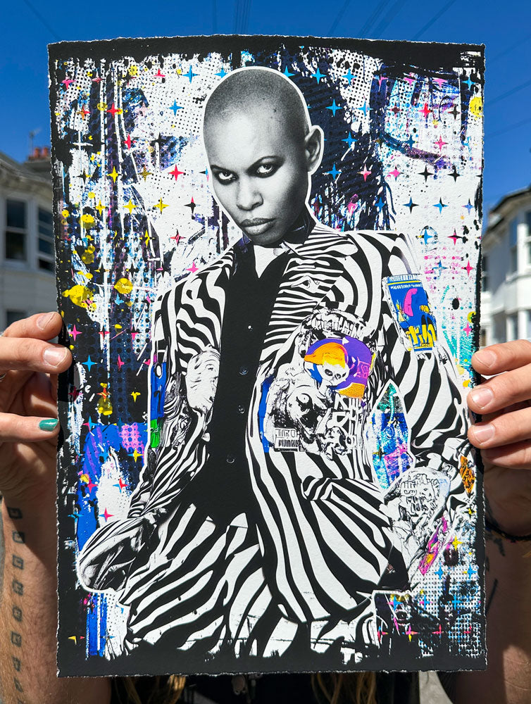 Skunk Anansie Print by The Postman