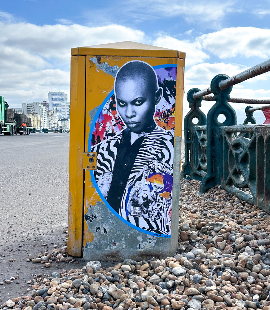 Skunk Anansie Streetart by The Postman