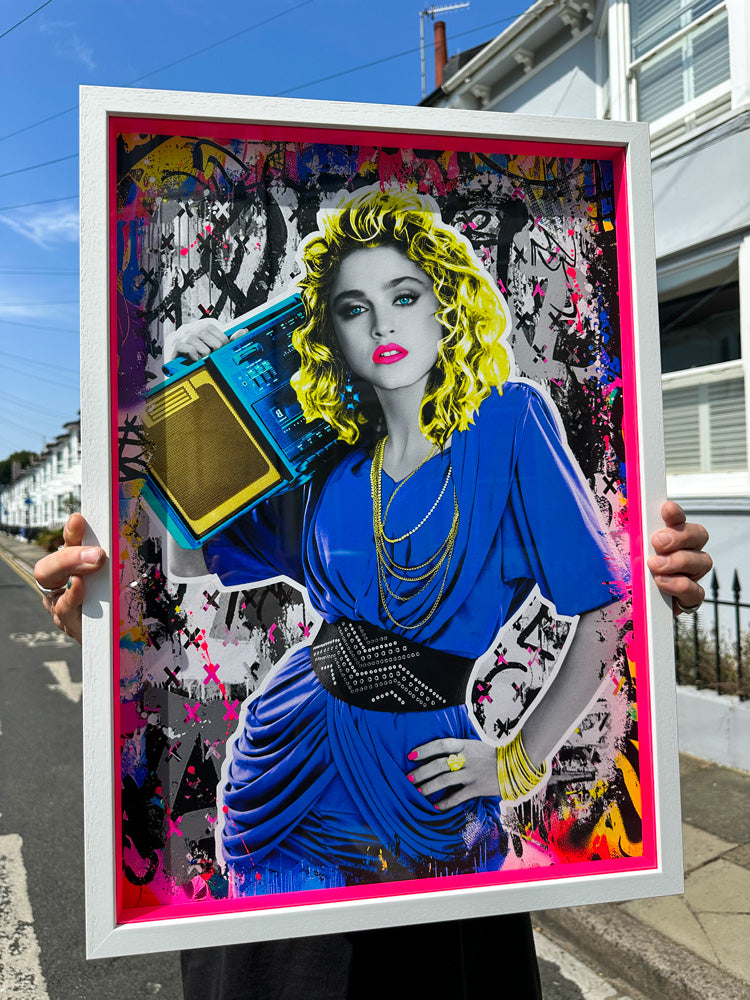Madonna Framed Print by The Postman