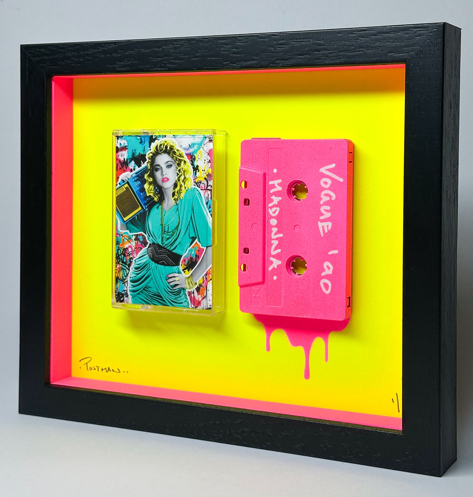 Madonna Cassette Art by The Postman