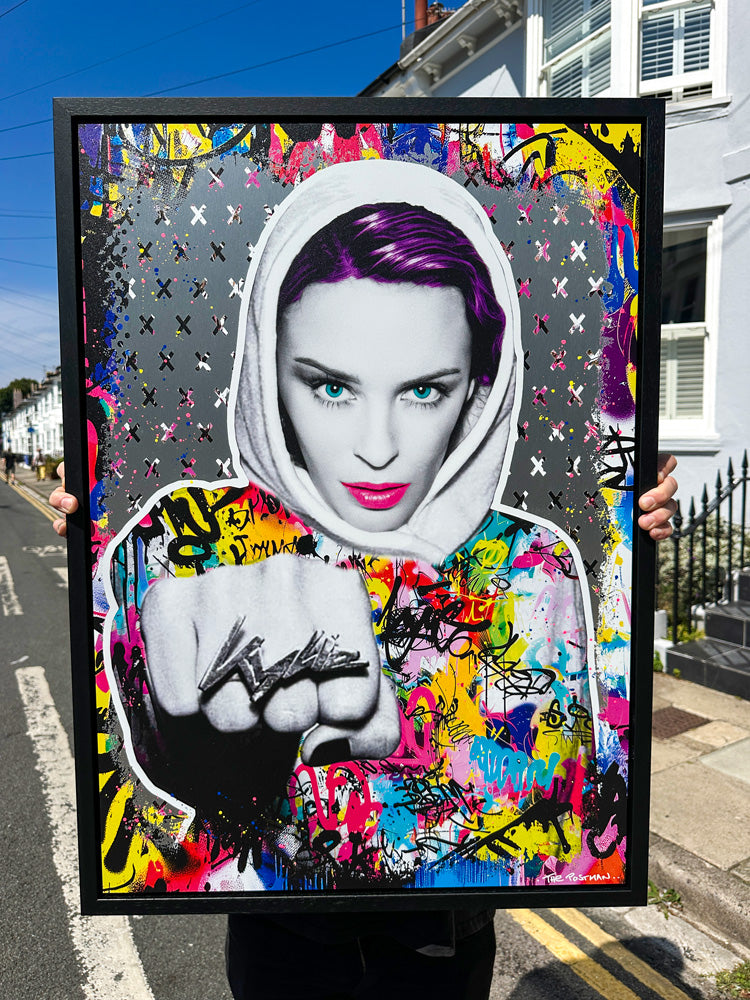 Kylie Silver Print by The Postman