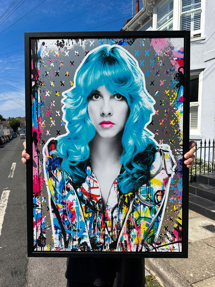 Stevie Nicks Silver Print The Postman