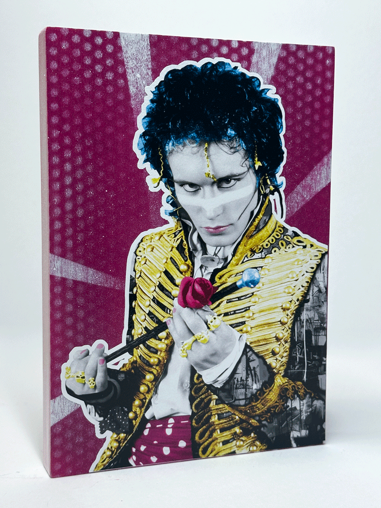 Adam Ant Art Board by The Postman Art