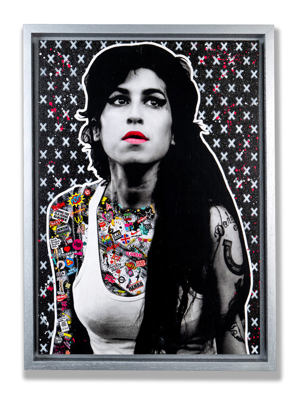 Amy Winehouse Framed by THE POSTMAN