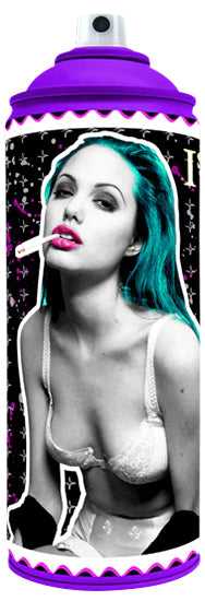 Angelina Jolie Artwork by THE POSTMAN