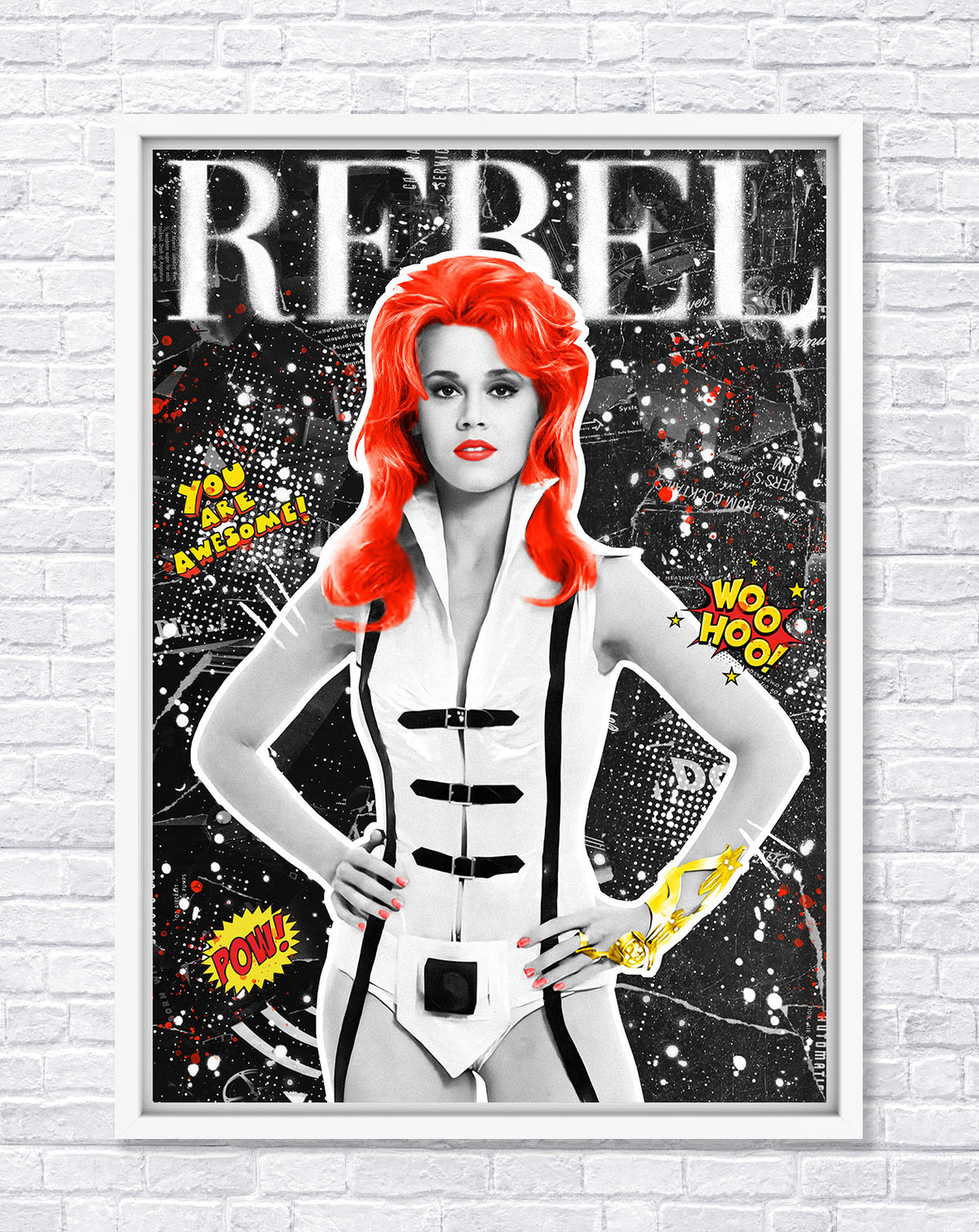 Barbarella Acrylic Artwork by The Postman