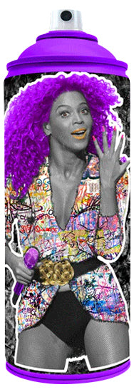Beyonce spraycan by The Postman