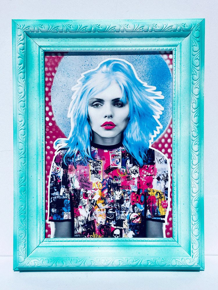 Blondie Art Framed by The Postman