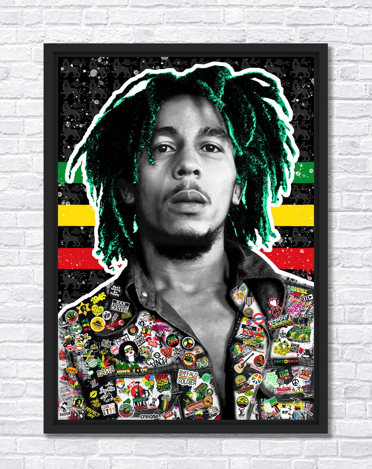 Bob Marley Acrylic by The Postman