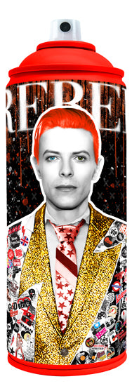 David Bowie Spraycan Art The Postman