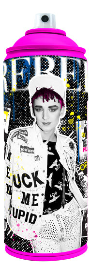 Boy George Spraycan by The Postman