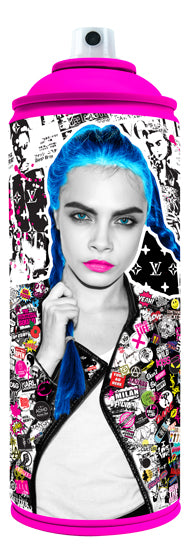 Cara Delevigne Spraycan Art the Postman