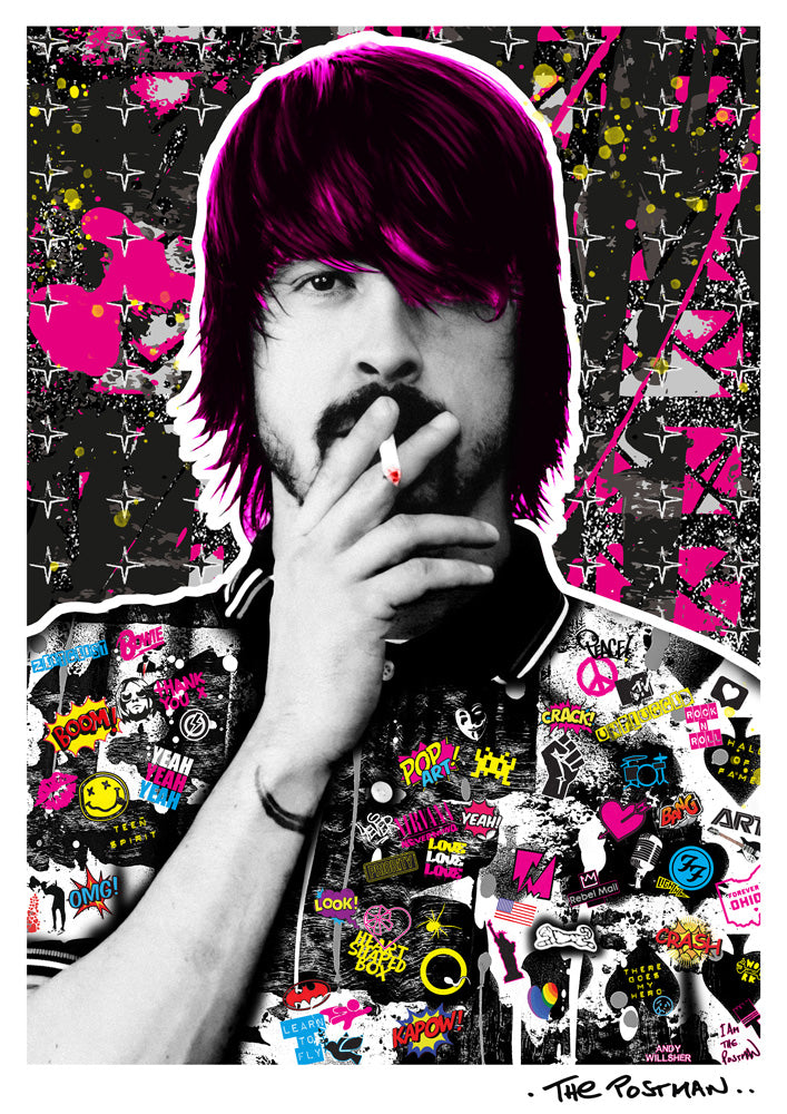 Dave Grohl Show Print The Postman