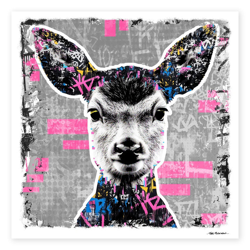 DEER Print by The Postman Art