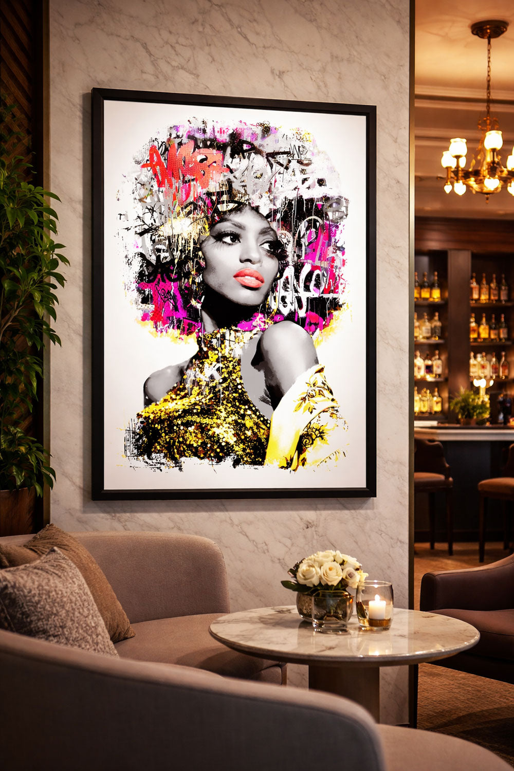 Limited edition Diana portrait by THE POSTMAN, giclée print on archival paper