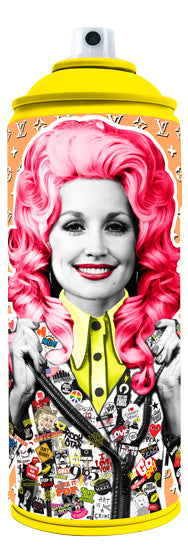 Dolly Parton Spraycan by The Postman