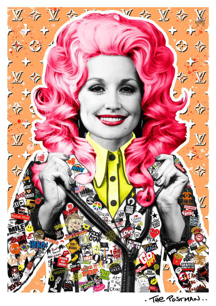 Dolly Parton AP Print The Postman