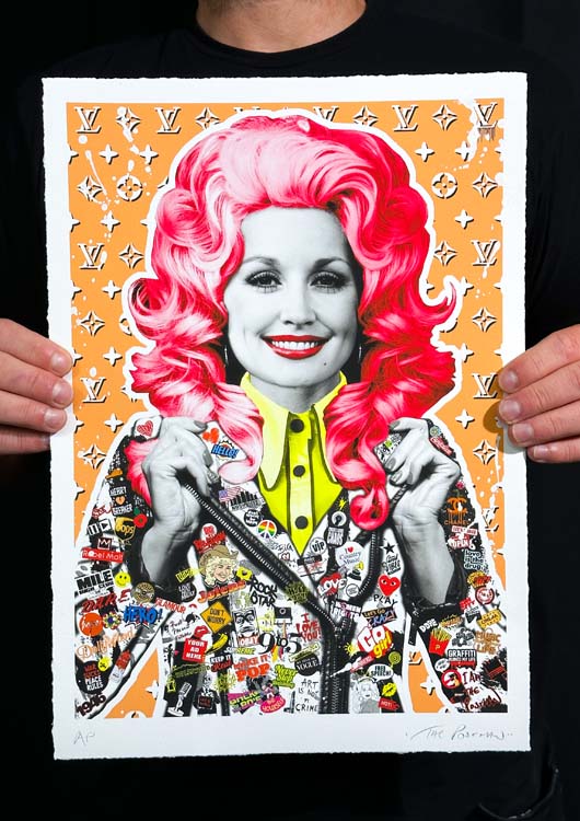 Dolly Parton  Artwork by THE POSTMA
