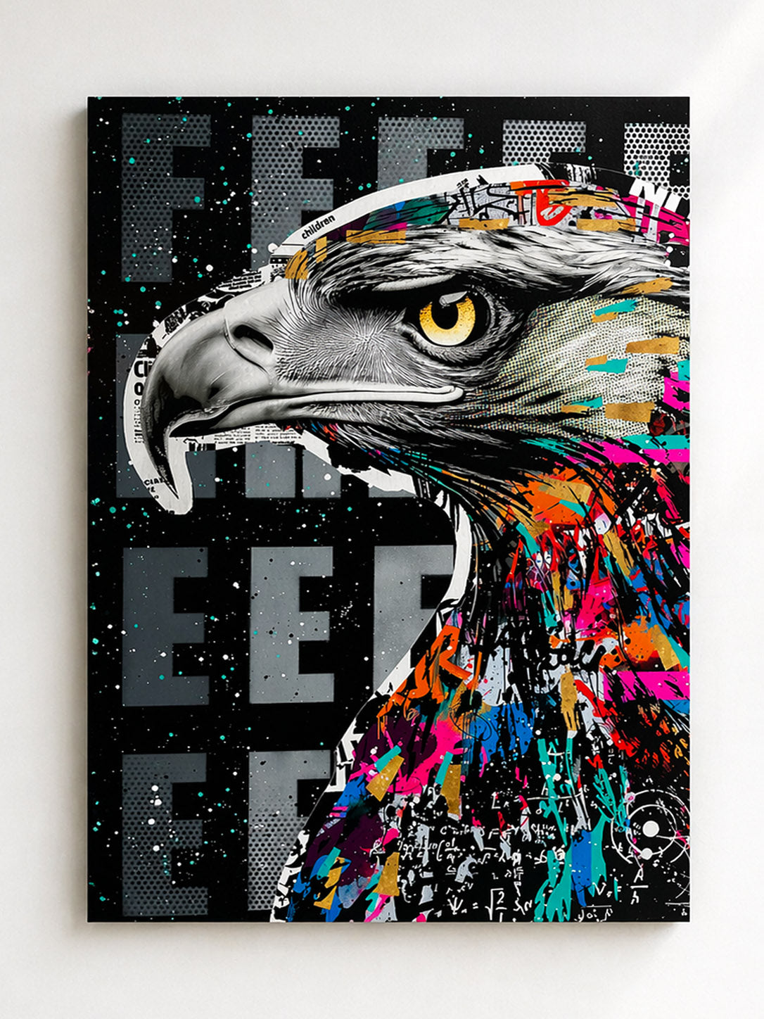 Handmade Eagle Artwork by The Postman