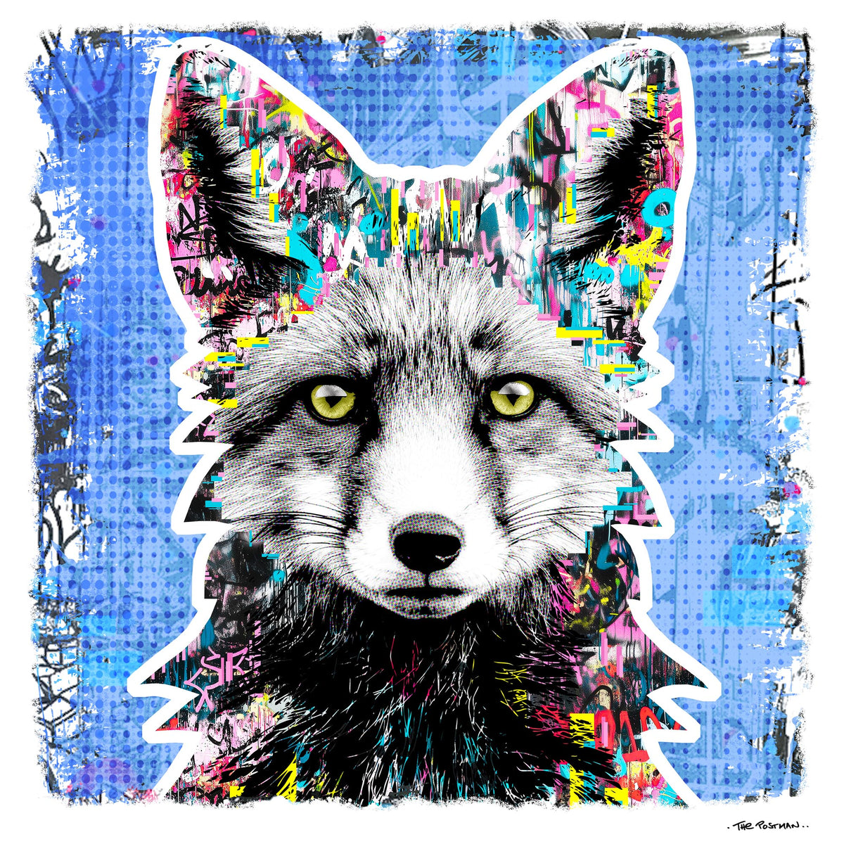 Fox Print by THE POSTMAN from the Nature of Healthcare series