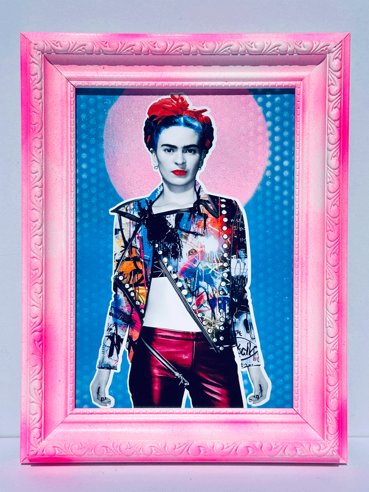 Frida Framed Art by The Postman