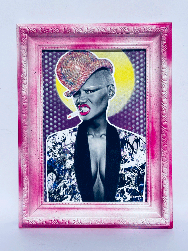 Grace Jones Framed Art The Postman