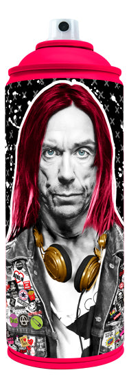 Iggy Pop Spraycan by The Postman