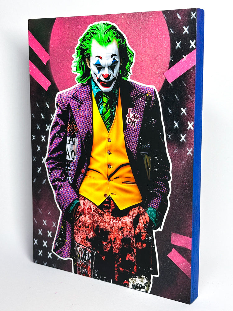 Joker Art Board by The Postman Art