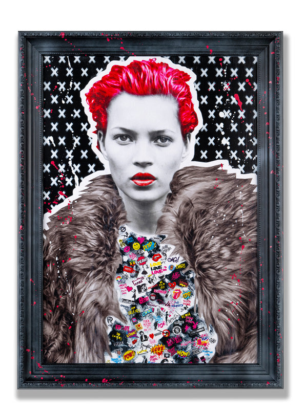 Kate Moss Artwork by THE POSTMAN