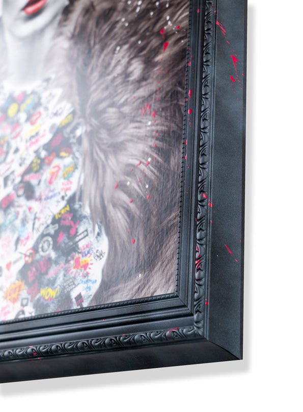 Kate Moss - URBAN REBELS - Ornate Frame