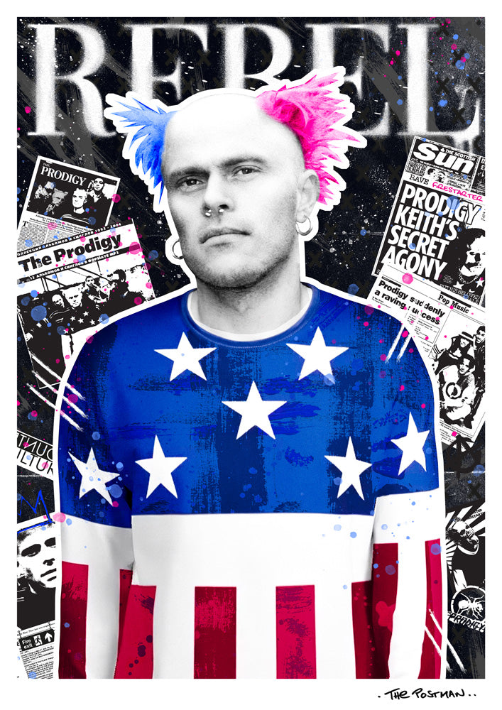 Keith Flint (Show Print) 2025