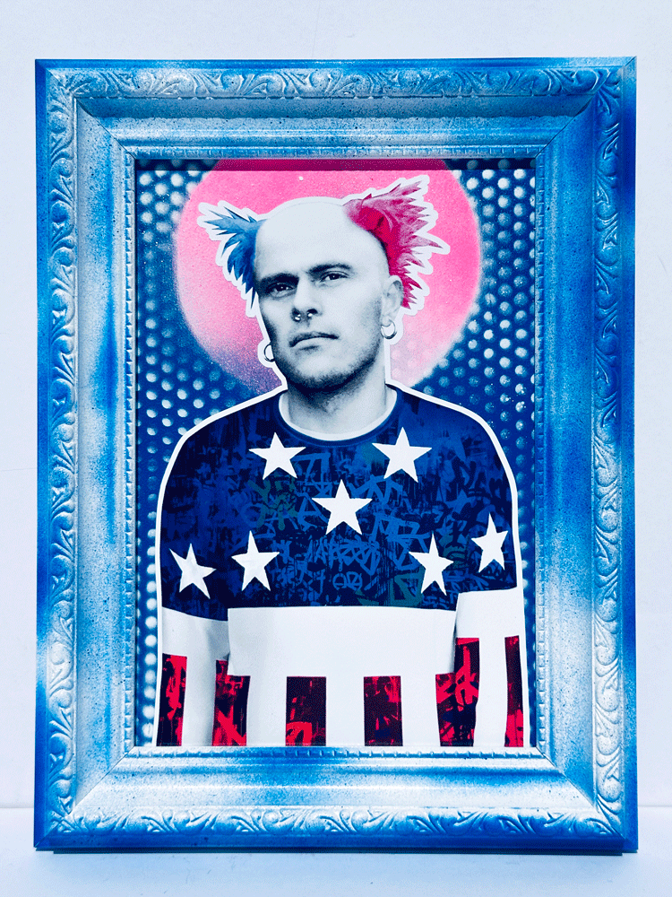 Keith Flint Framed Art The Postman