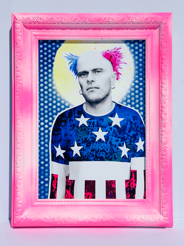 Keith Flint Framed Art The Postman