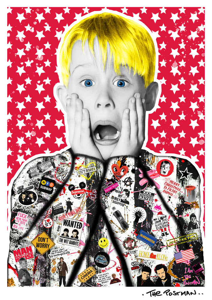 Kevin Home Alone Print The Postman
