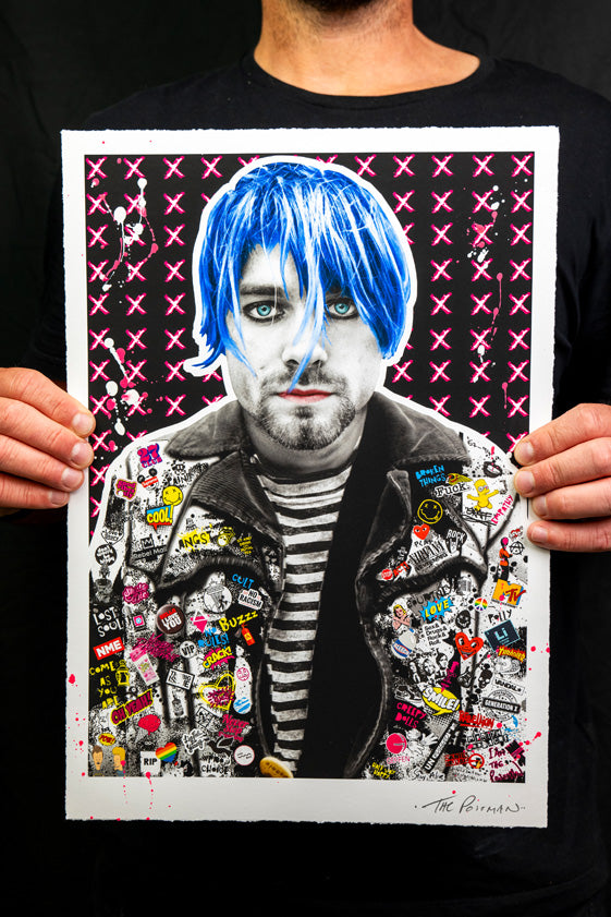 Kurt Cobain Artwork by THE POSTMAN