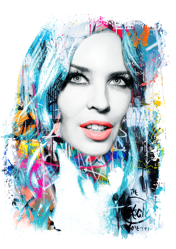 Kylie Minogue Portrait by The Postman